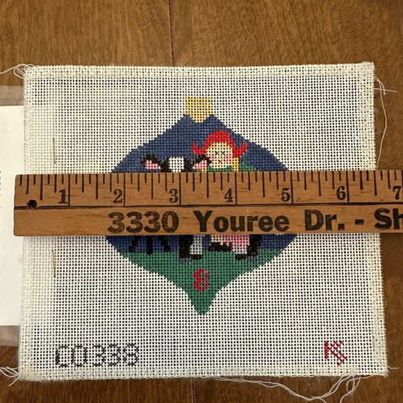 12 days of Christmas hand painted needlepoint canvas - Picture 7 of 7